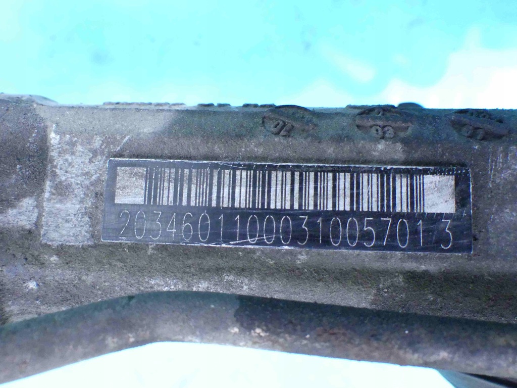 фото №9, Трансмиссия рулевая рейка mercedes w203