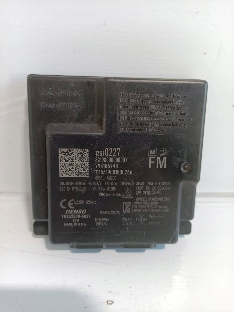 Купити Модуль безключовий kessy 2017 cadillac ct6 13510227