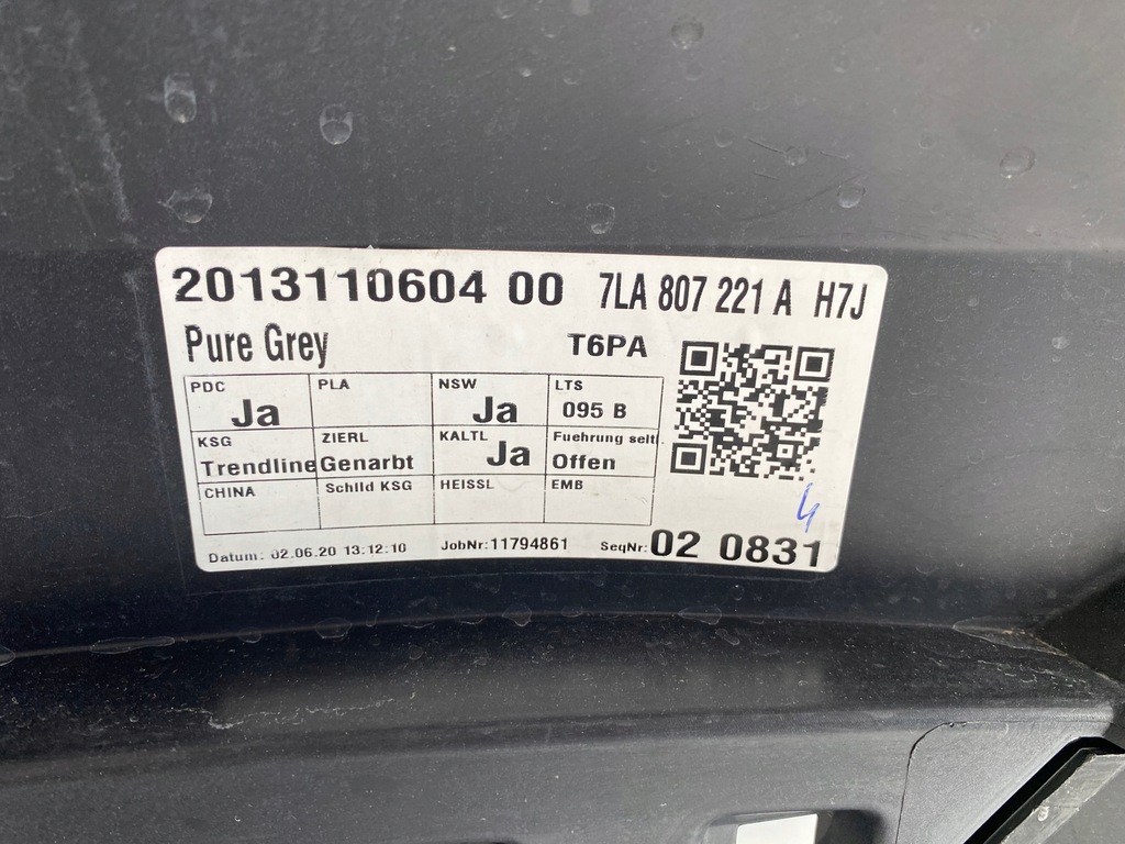 фото №11, Бампер передній перед vw t6 7la multivan lift 19-