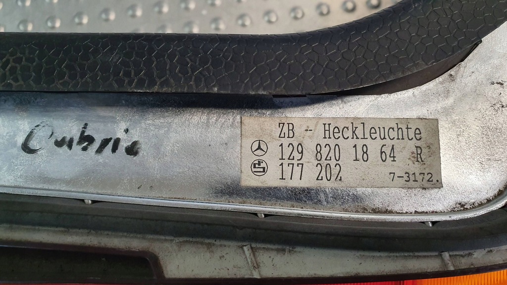 фото №14, Лампа задня права mercedes sl r129 w129 1298201864 89-