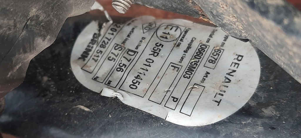 Hak буксирувальний блок керування модуль renault express ii 8201728519 в Україні