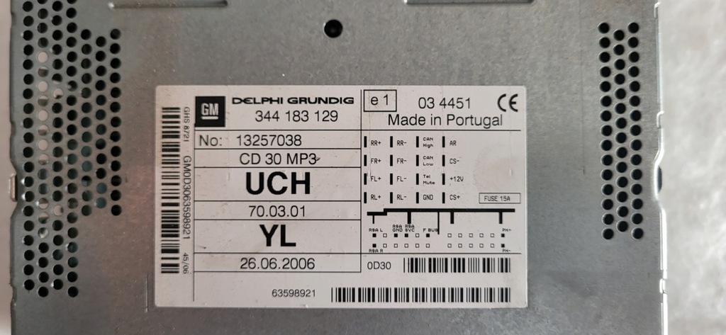 фото №2, Opel corsa d радіо cd,radioodtwarzacz, великий дисплей