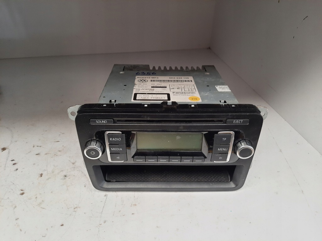 фото №1, Vw polo golf vi радио считыватель 5k0035156