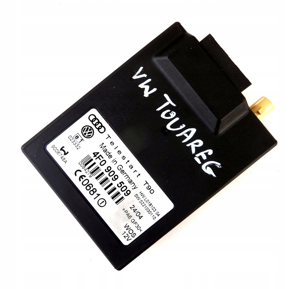 фото №1, Touareg 7l блок управления webasto 4f0909509