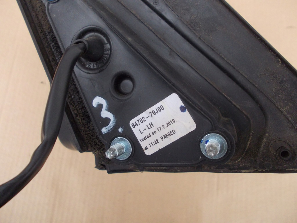 фото №10, Зеркало левая fiat sedici suzuki sx4 3 pin europa