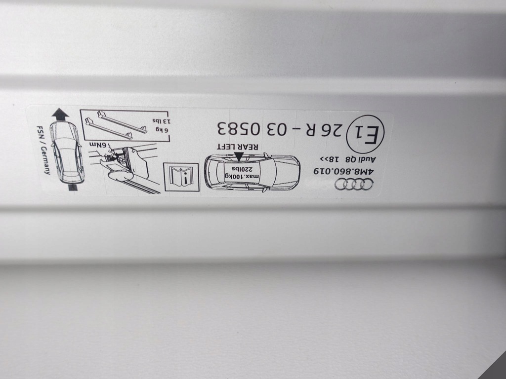 фото №10, Audi q8 sq8 rsq8 4m8 18- рейлинги багажник крышный