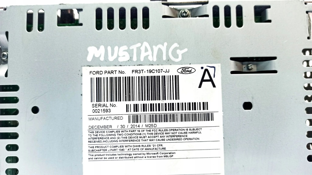 фото №8, Ford mustang vi 2019 автомобільна магнітола