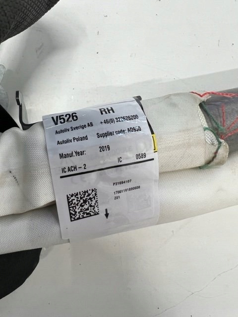 фото №5, Volvo xc90 шторки безпеки nowe ліва/права оригінальні! p31694106 ; p31694107