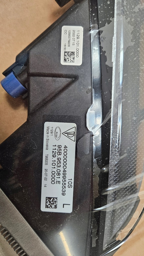 фото №6, Противотуманная фара led левый porsche macan lift 95b953081f новый оригинал