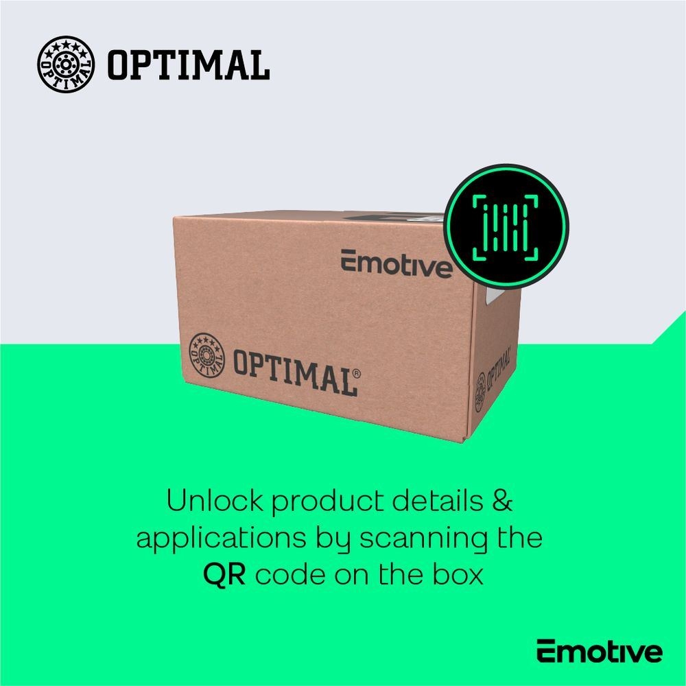 Підшипник колеса набір перед - optimal 101016 Оригінал