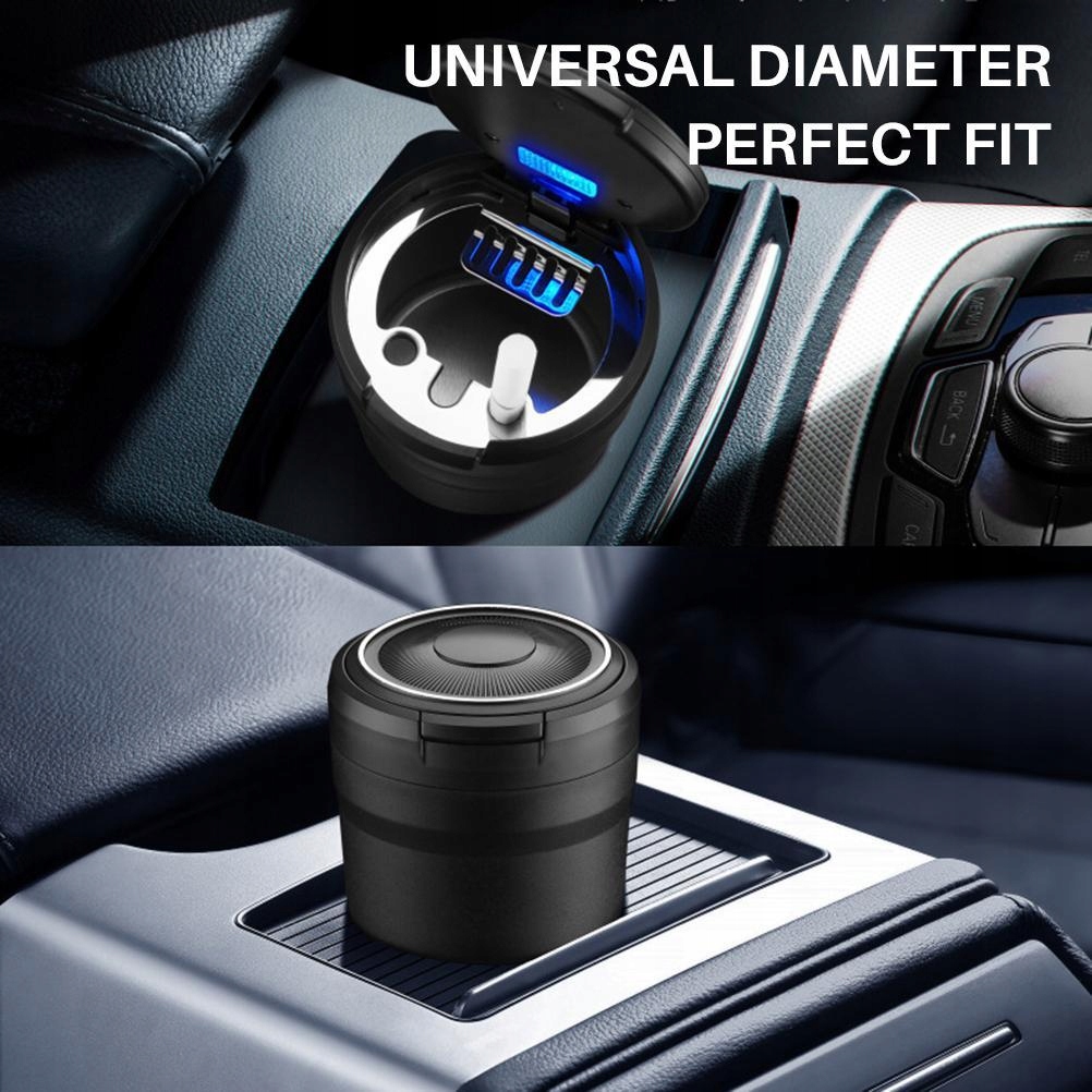 Попільничка led автомобільна w місце чашка kos Недорого