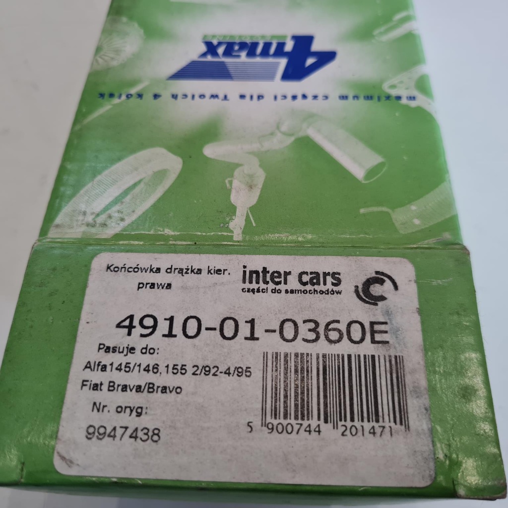 фото №6, Alfa romeo 145 146 155 наконечник тяга кермовий 4max 4910-01-0360e