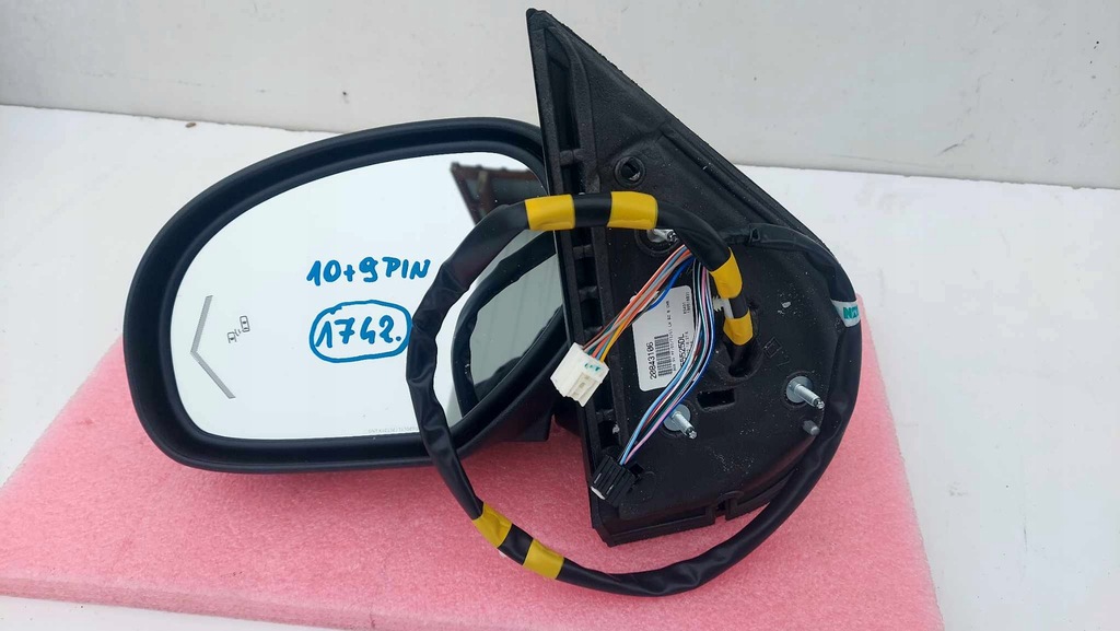 фото №6, Chevrolet tahoe escalade 07- зеркало левая 19 pin хром nowe оригинальный номер 1742