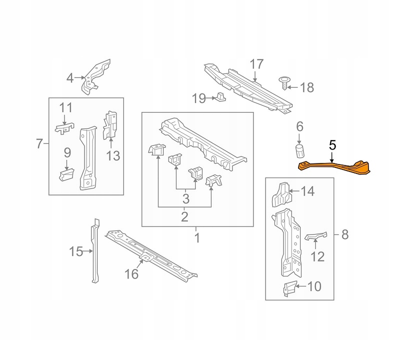 фото №1, Підсилювач передній toyota prius prime 2017- ліва
