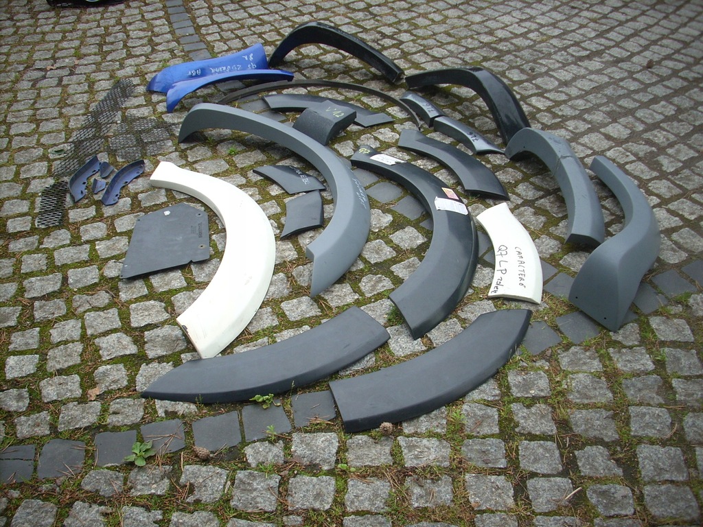 фото №5, Audi q7 v12 перед молдинг крыла 4l0854960e s-line ew задняя бампера i abt