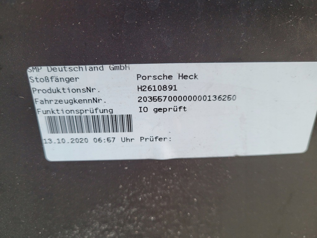 фото №13, Porsche 911 carrera 992 sport targa 4s бампер задня