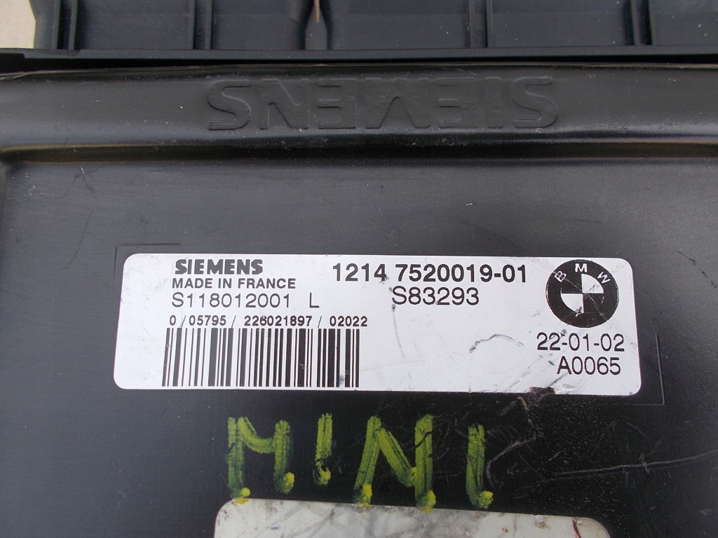 Бортовой компьютер mini cooper r50 1.6 s1180012001l Доставка