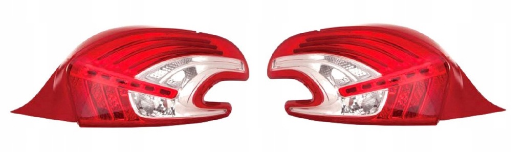 фото №1, Peugeot 208 лампа задняя задняя набор l+p