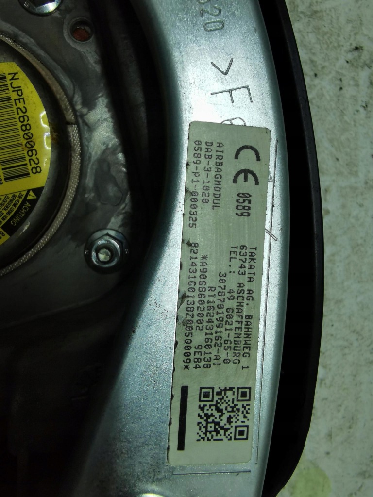 фото №7, Подушка безопасности водителя mercedes sprinter w906 lift 06-16