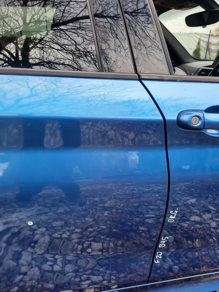 фото №4, Дверь bmw f20 правое задние b45 estorilblau