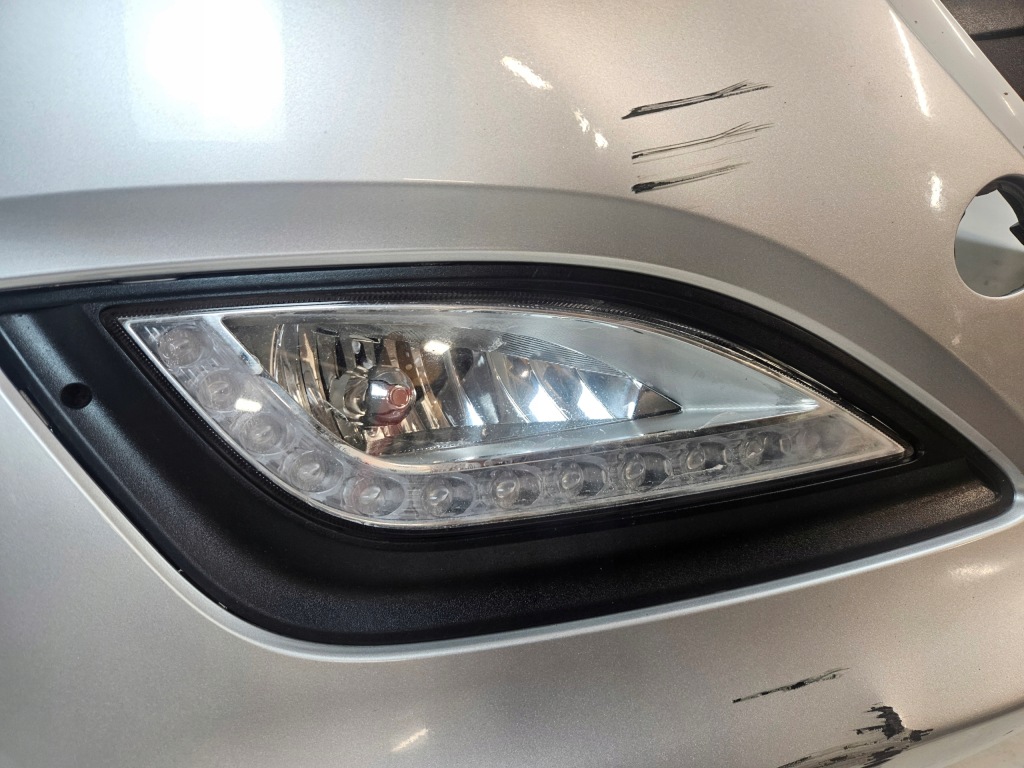 фото №9, Hyundai i30 ii 2 lift 14- бампер передний перед противотуманная фара решётка радиатора 86511-a6000