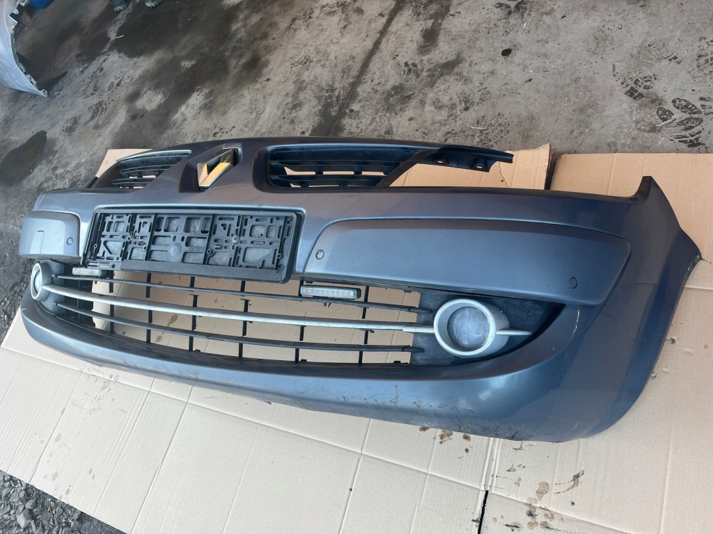 Бампер передній протитуманні фари renault grand scenic 2 2006-2009 te266 Зі Шроту