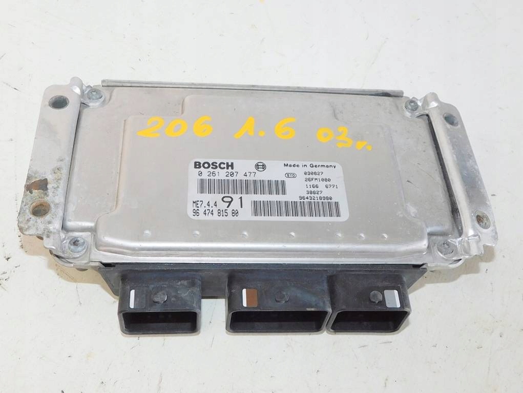 фото №11, Peugeot 206 1.4 16v 2003r набір стартовий