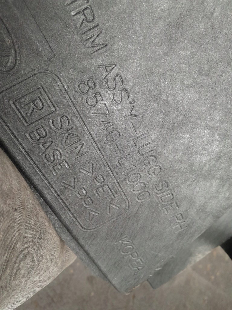 фото №11, Hyundai sonata viii 2020-23 обшивка обшивка оббивка прокладка полиця