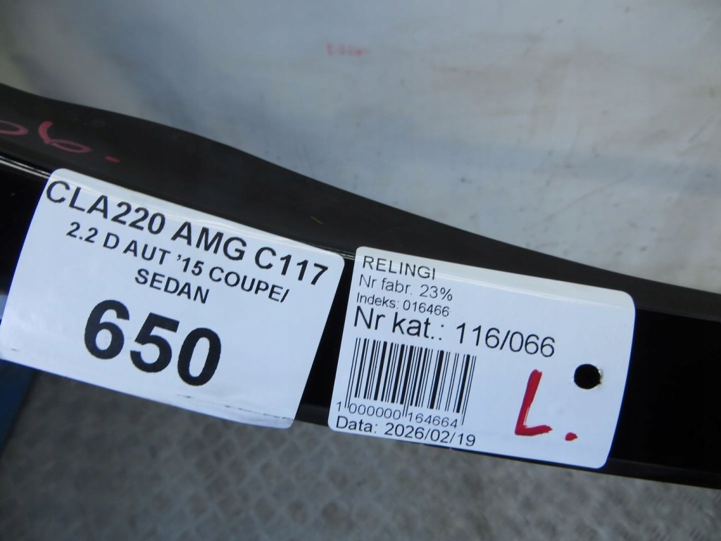 Mercedes cla 117 sedan молдинг дахова ліва 12- Київ