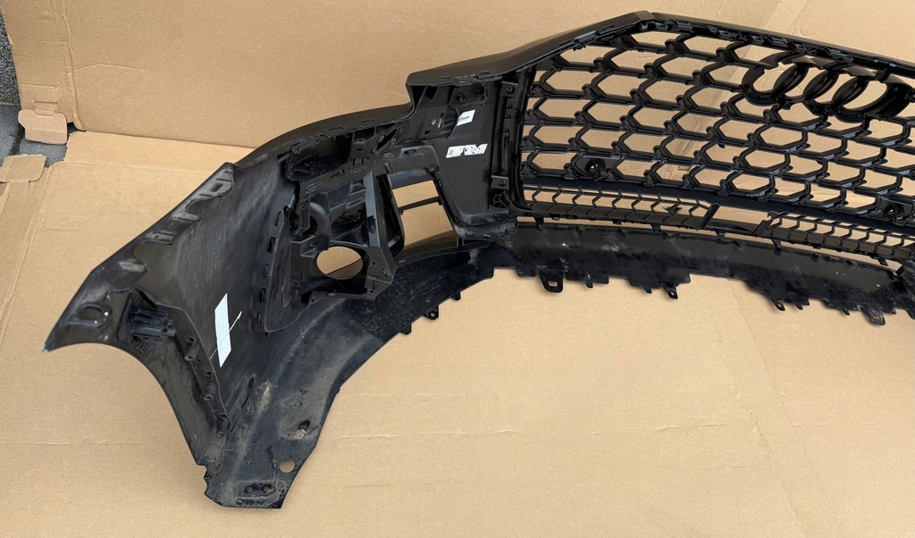 фото №13, Бампер передний с решётка audi s8 d5 lift 23 4n0 black решётки боковой