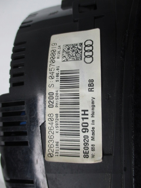 фото №7, Audi a4 b6 b7 tdi счетчик приборы 8e0920901h
