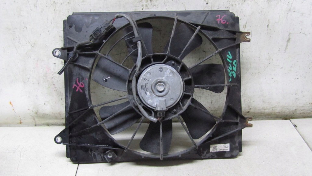 фото №1, Honda cr-v iv 2.2 вентилятор радиатора 12-16 76