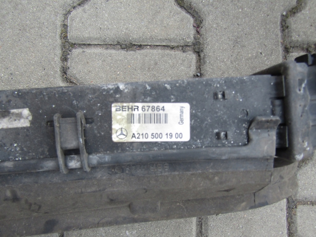 фото №14, 3 mercedes w210 2.0k компресор радіатор інтеркулер 2x шланг повітря