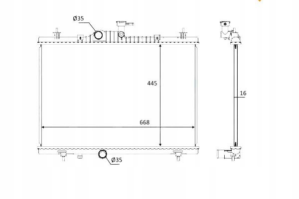 фото №2, Радіатор renault koleos 2,0dci 08- nrf