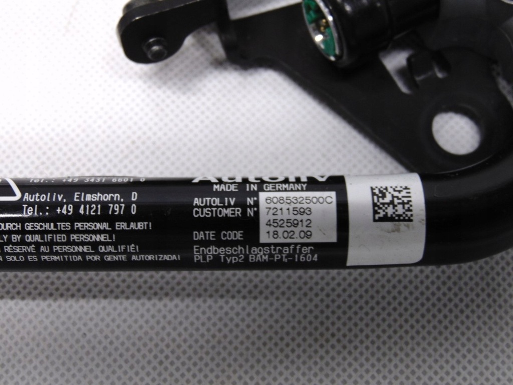 фото №9, Pas безопасности левый перед + натяжитель bmw 7 f01 f02 f04 08- eu