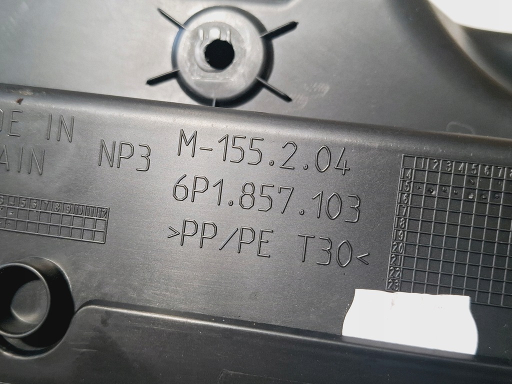 фото №7, Бардачок пасажира перед правий seat ibiza iv 4 6p0 lift 2015-2017 6p1857103