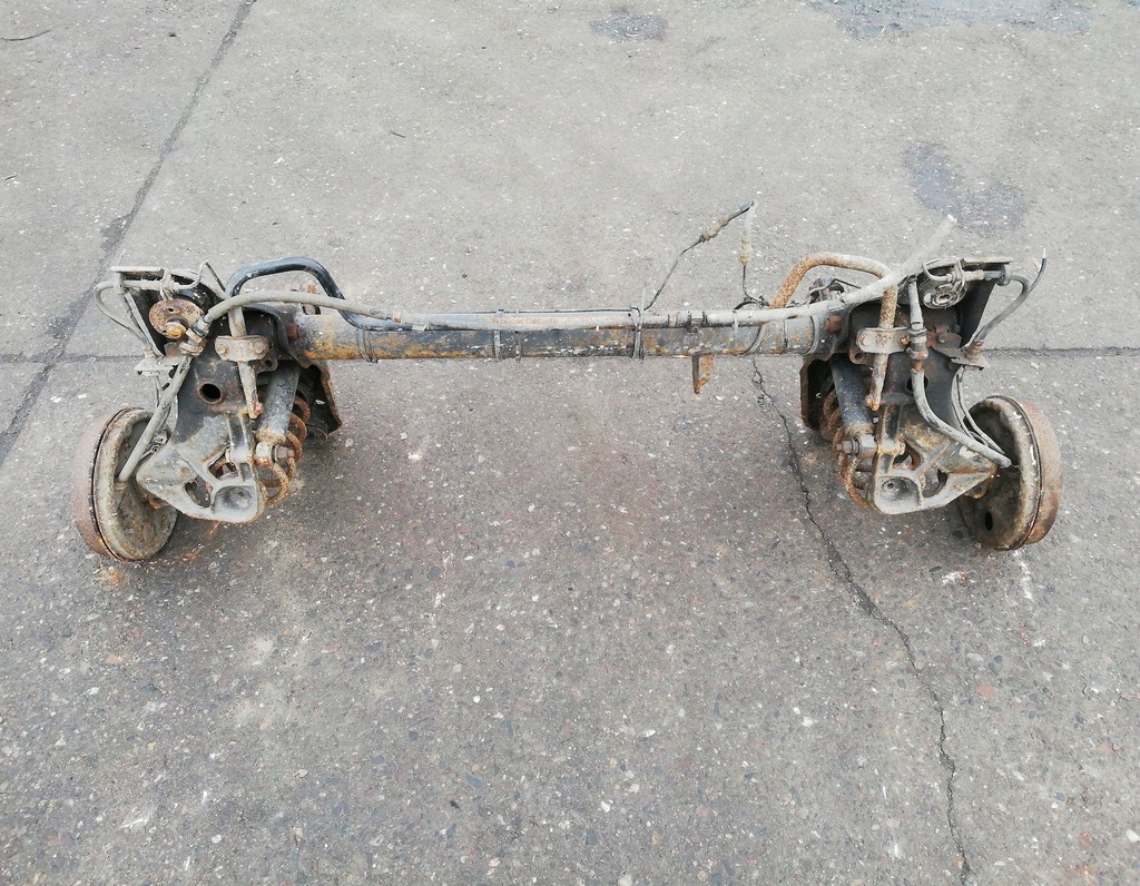 фото №8, Балка oś задняя подвеска fiat multipla тормозные барабаны