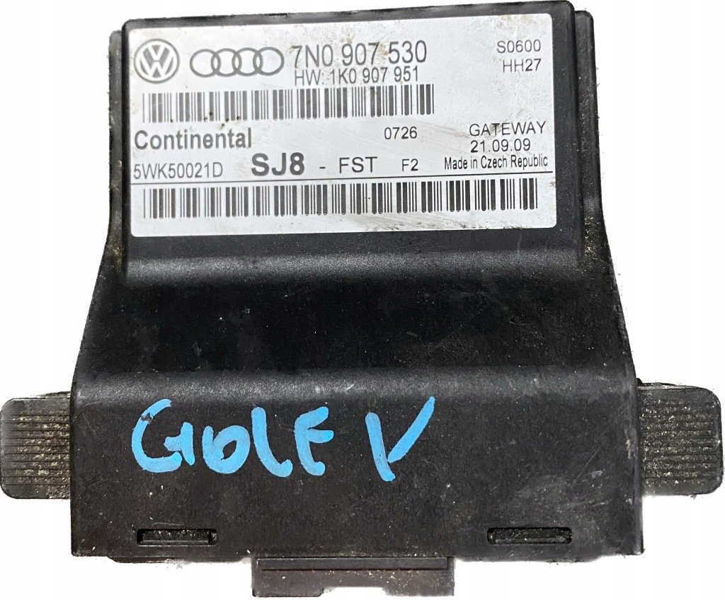 фото №1, Vw golf v модуль шлюз 7no907530