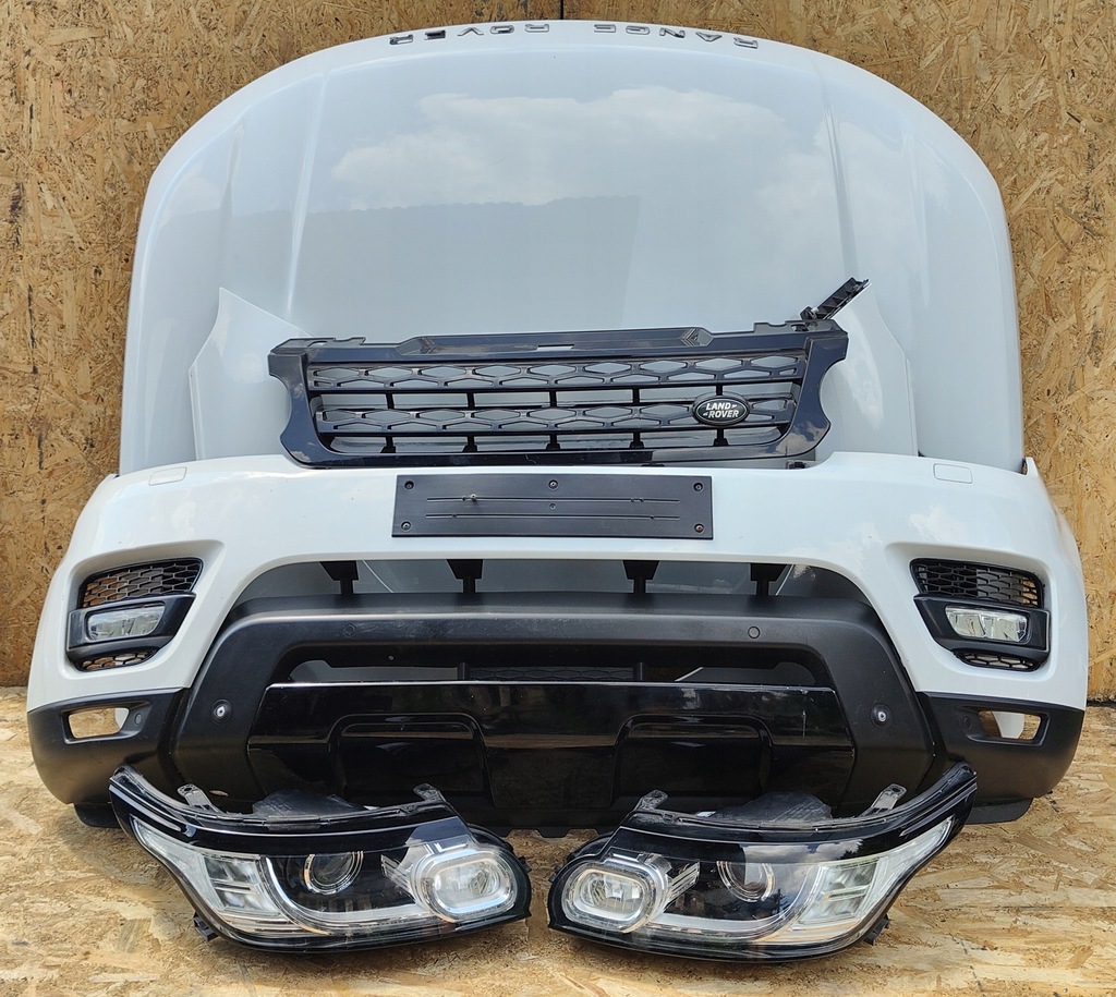 фото №1, Kompletny перед range rover sport l494 капот крила бампер лампи 2камери