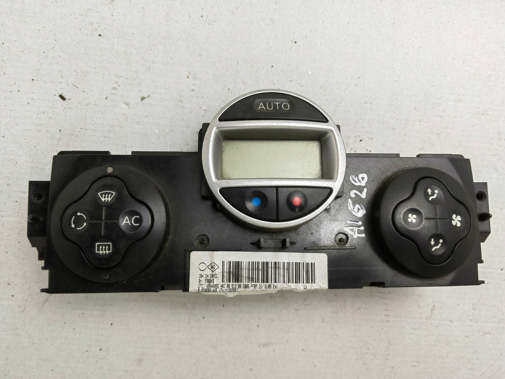 фото №1, Панель кондиціонера 8200501465 renault megane ii scenic ii