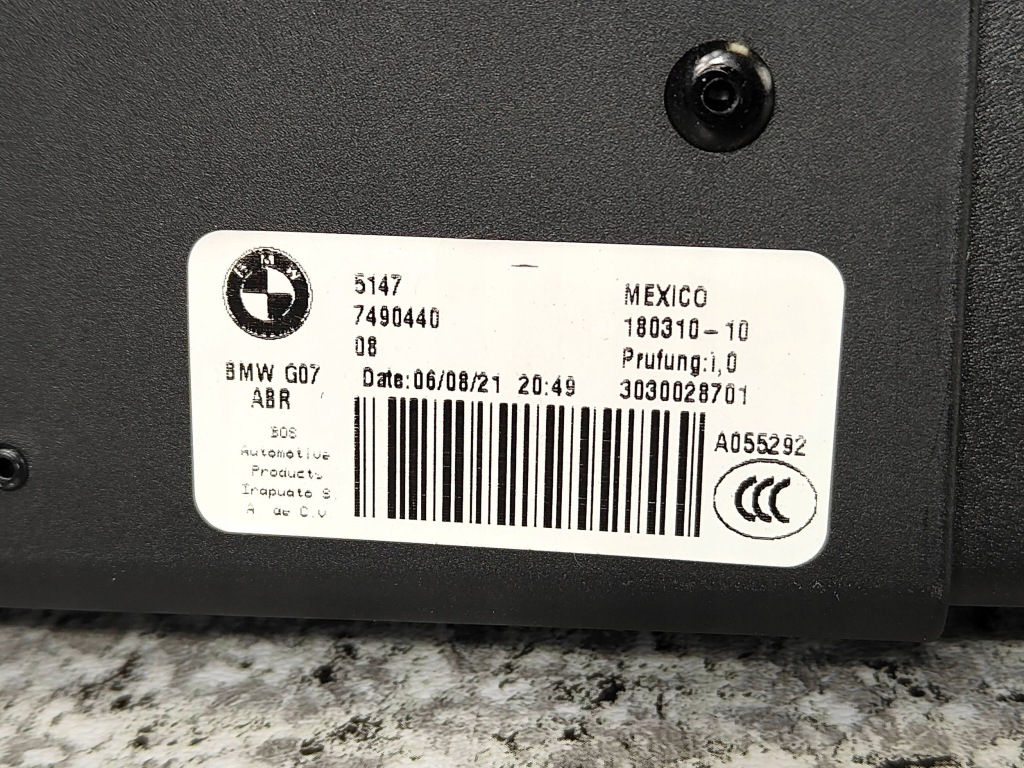 фото №12, Шторка багажника полка задняя задняя bmw x7 g07 czarna m-pakiet 7490440