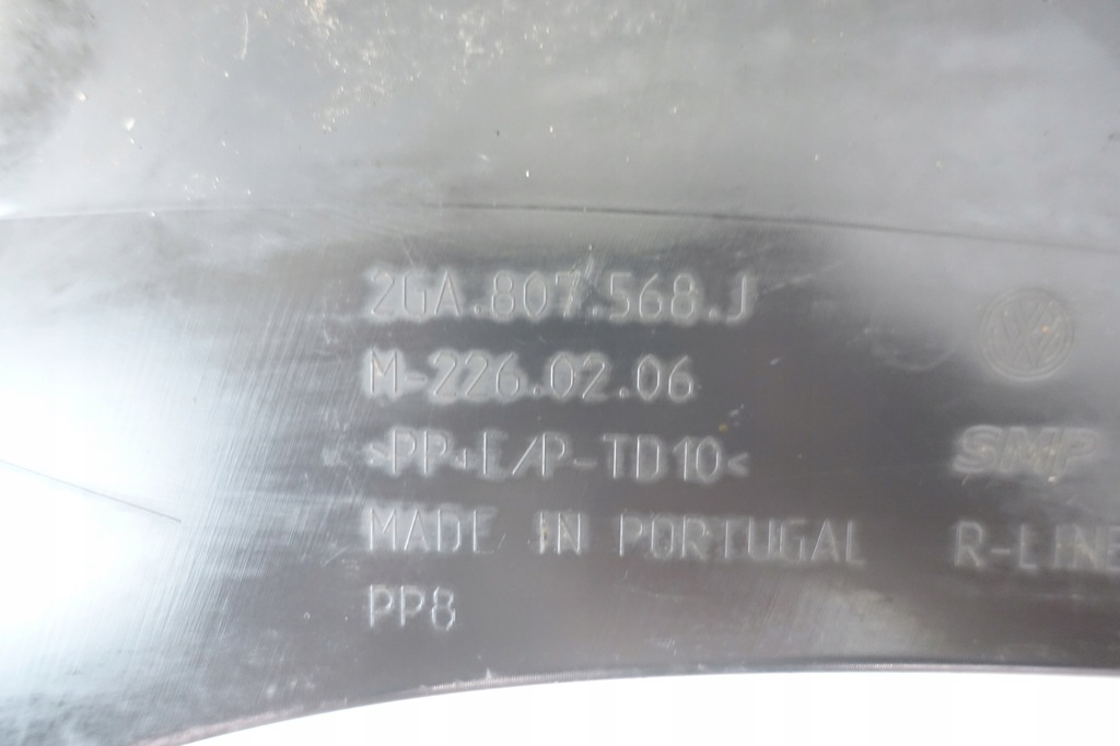 фото №8, Vw t-roc lift r-line 2021- спойлер диффузор накладка бампера задняя 2ga807568j