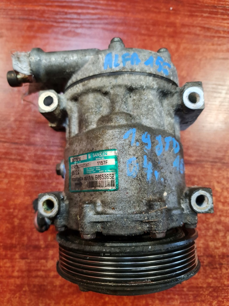 фото №1, Sprężatka кондиционера alfa romeo lancia fiat
