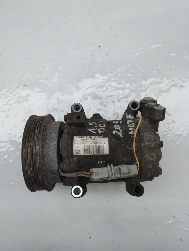 фото №5, Renault kangoo ii 2 1.5dci компресор компресор кондиціонера 8200953359