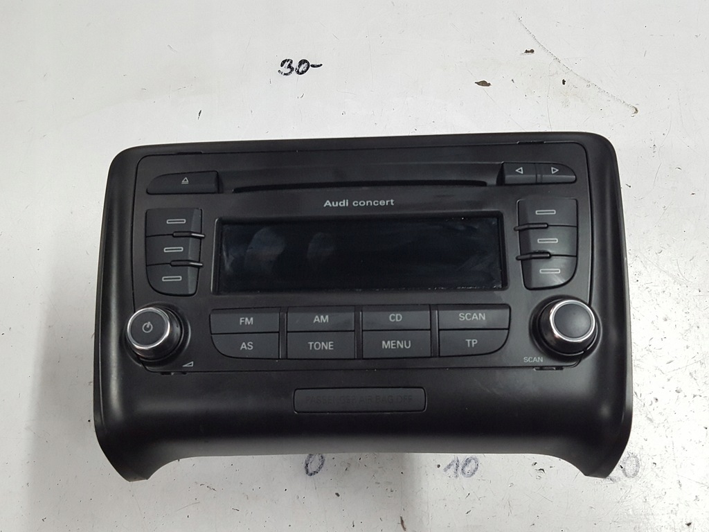фото №1, Audi tt 8j 06-12r радио cd радиопроигрыватель concert
