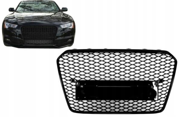 фото №1, Решітка радіатора audi a5 11-15 look rs5 glssy black pdc