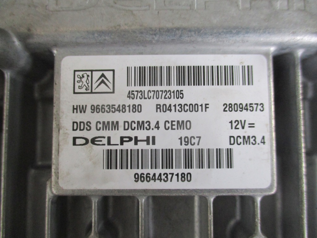 фото №5, Бортовий комп'ютер двигуна peugeot 407 2.0 hdi 04-11r 9664437180