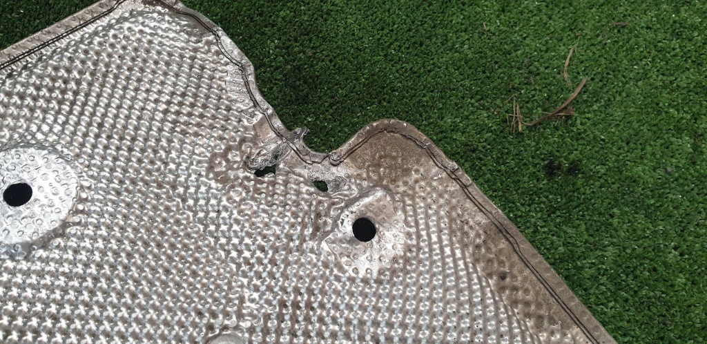 фото №2, Mini cooper f55 защита тепловая трубы 7375698