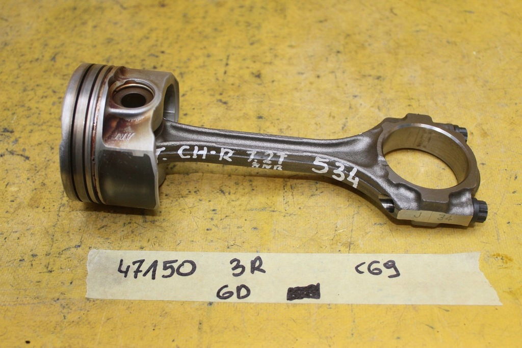 фото №6, Поршень шатун шатун toyota c-hr 1.2 t 8nr 47150