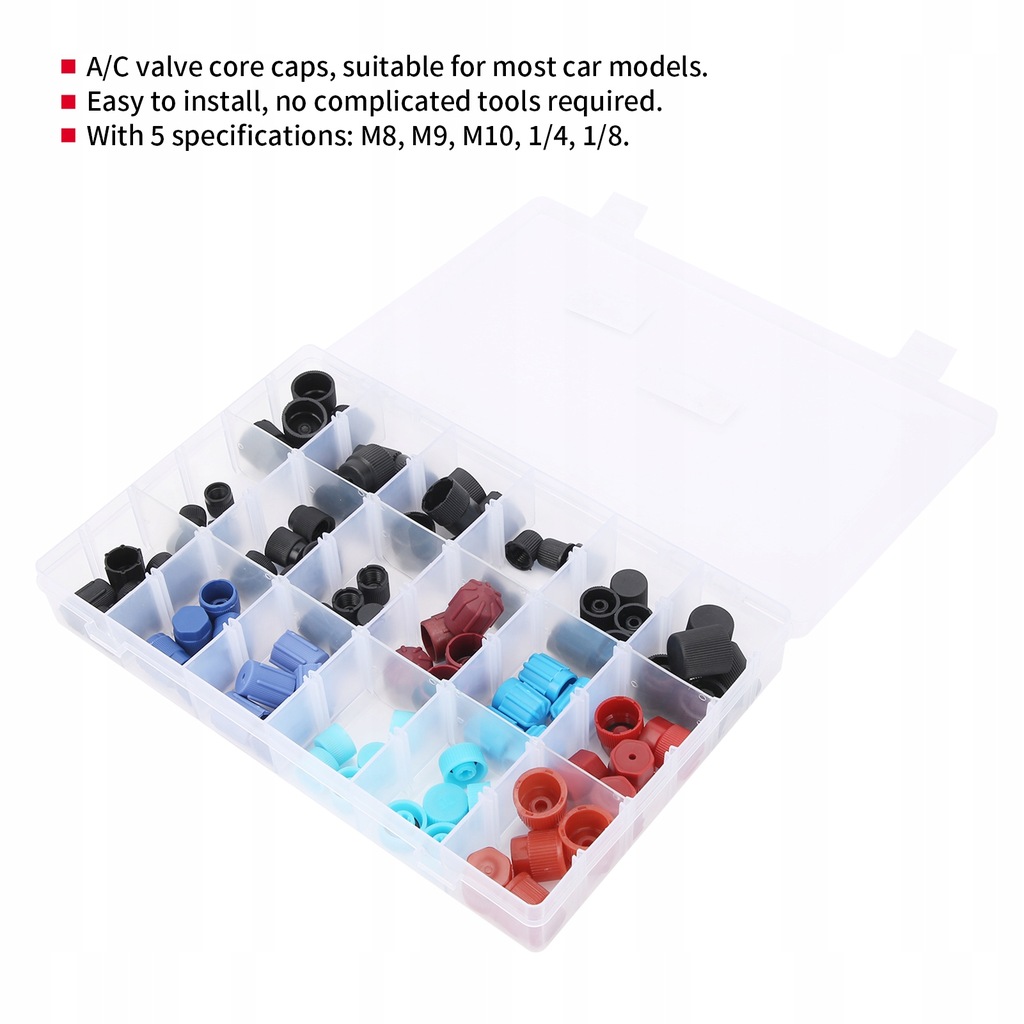 фото №9, 90 szt. заглушки серцевина клапана кондиціонера